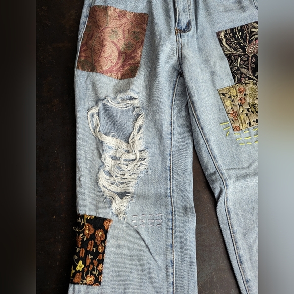 BDG Urban Outfitters Patchwork Cowboy Jeans size 26 - Picture 6 of 14